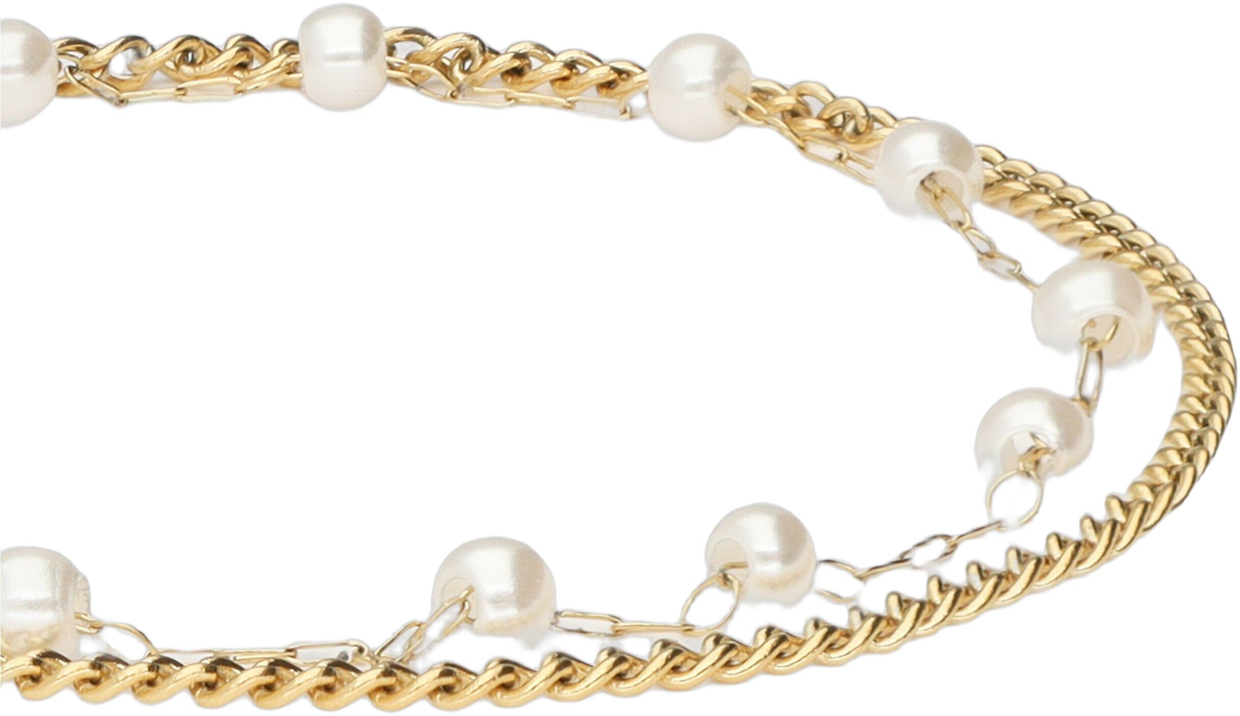 Bracelet chain & pearls