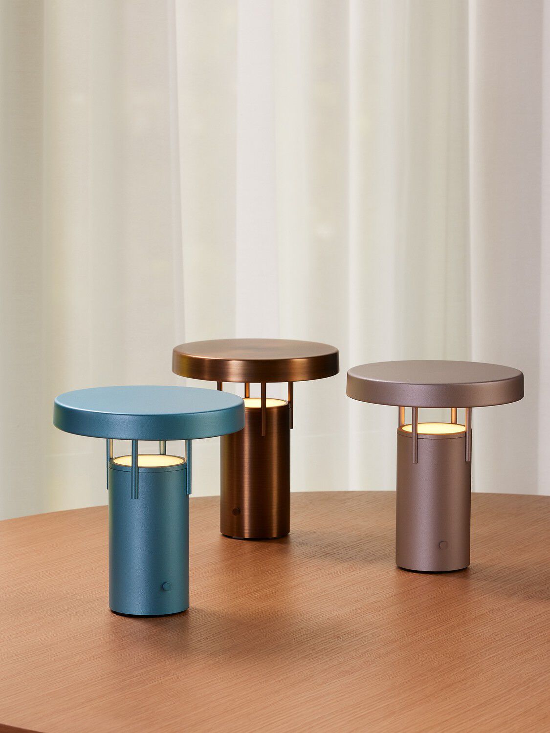 BringMe Portable Lamp Mini Metallic Turquoise