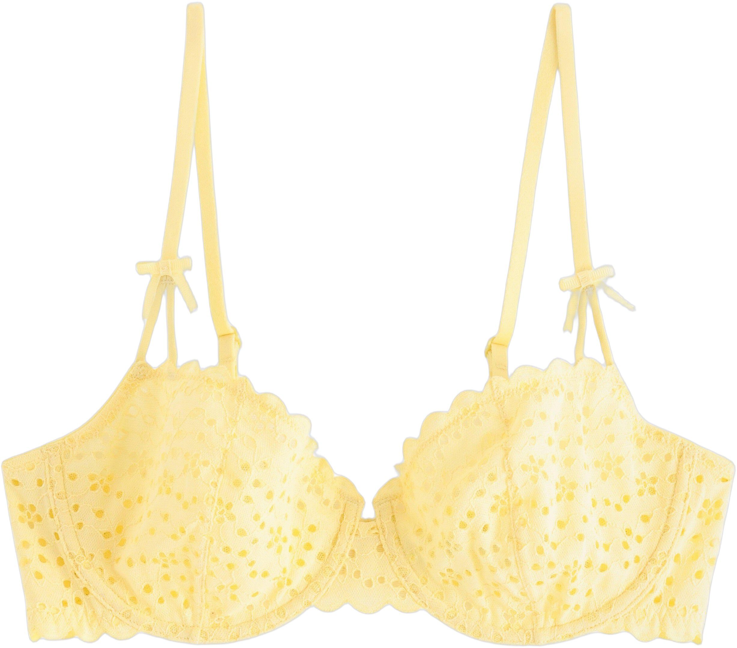 Ovadderad bh med broderi