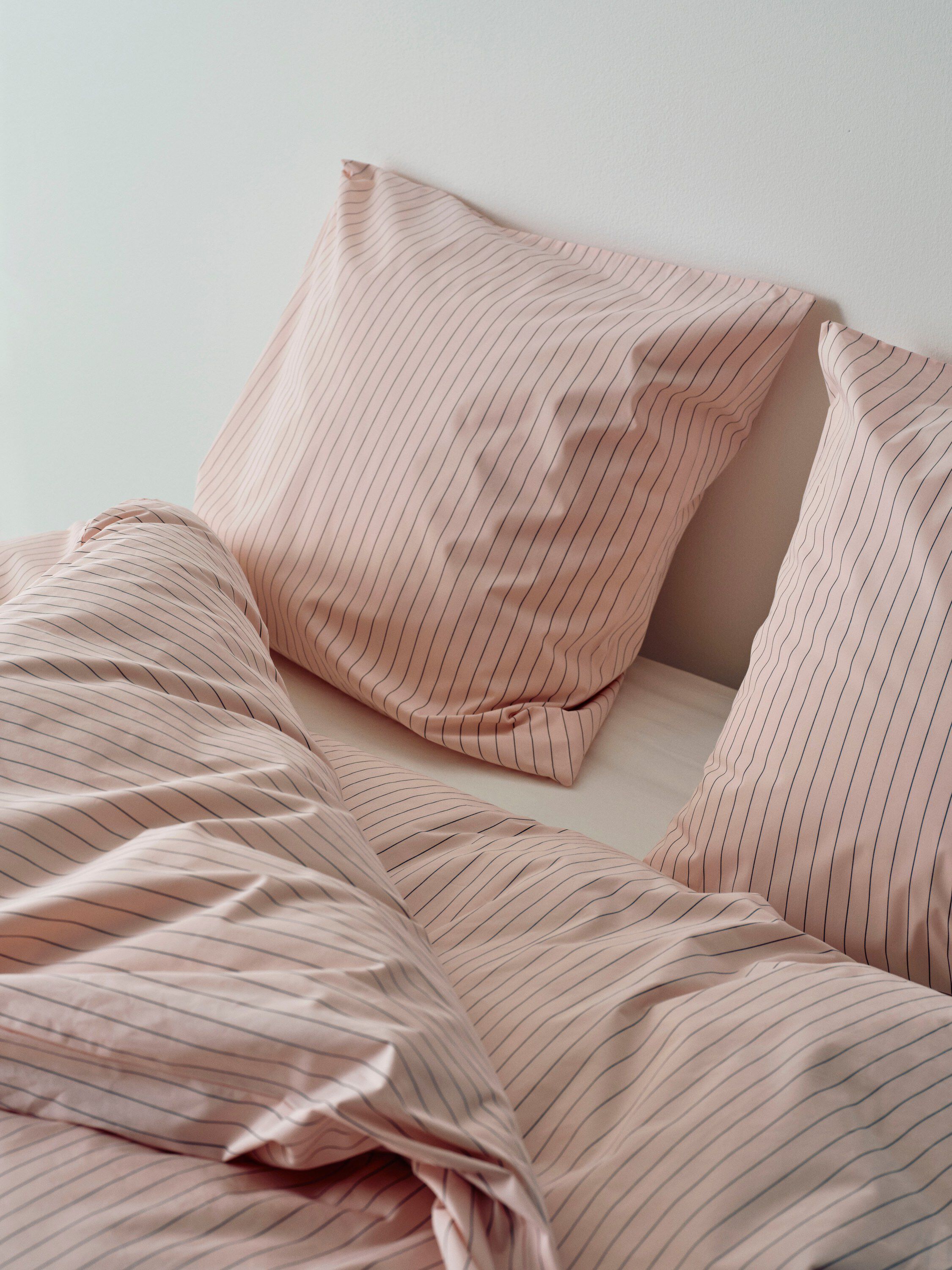 Fineline Duvet Cover-140 x 220-Soft pink