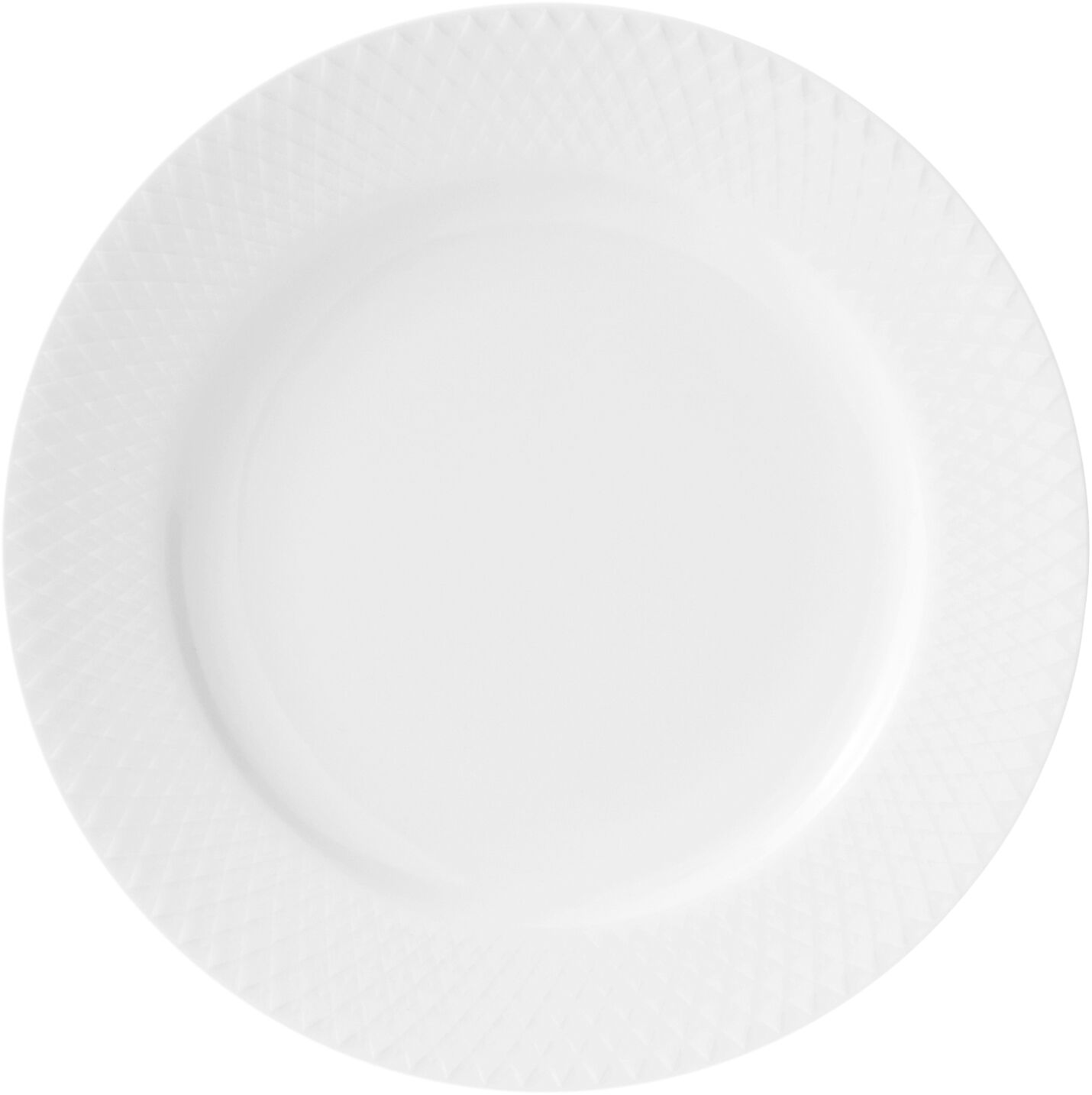 Rhombe flata tallrikar 27 cm