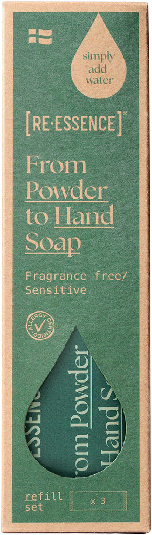 H&aring;nds&aelig;be - 3 Refills (Parfume fri/Sensitiv)