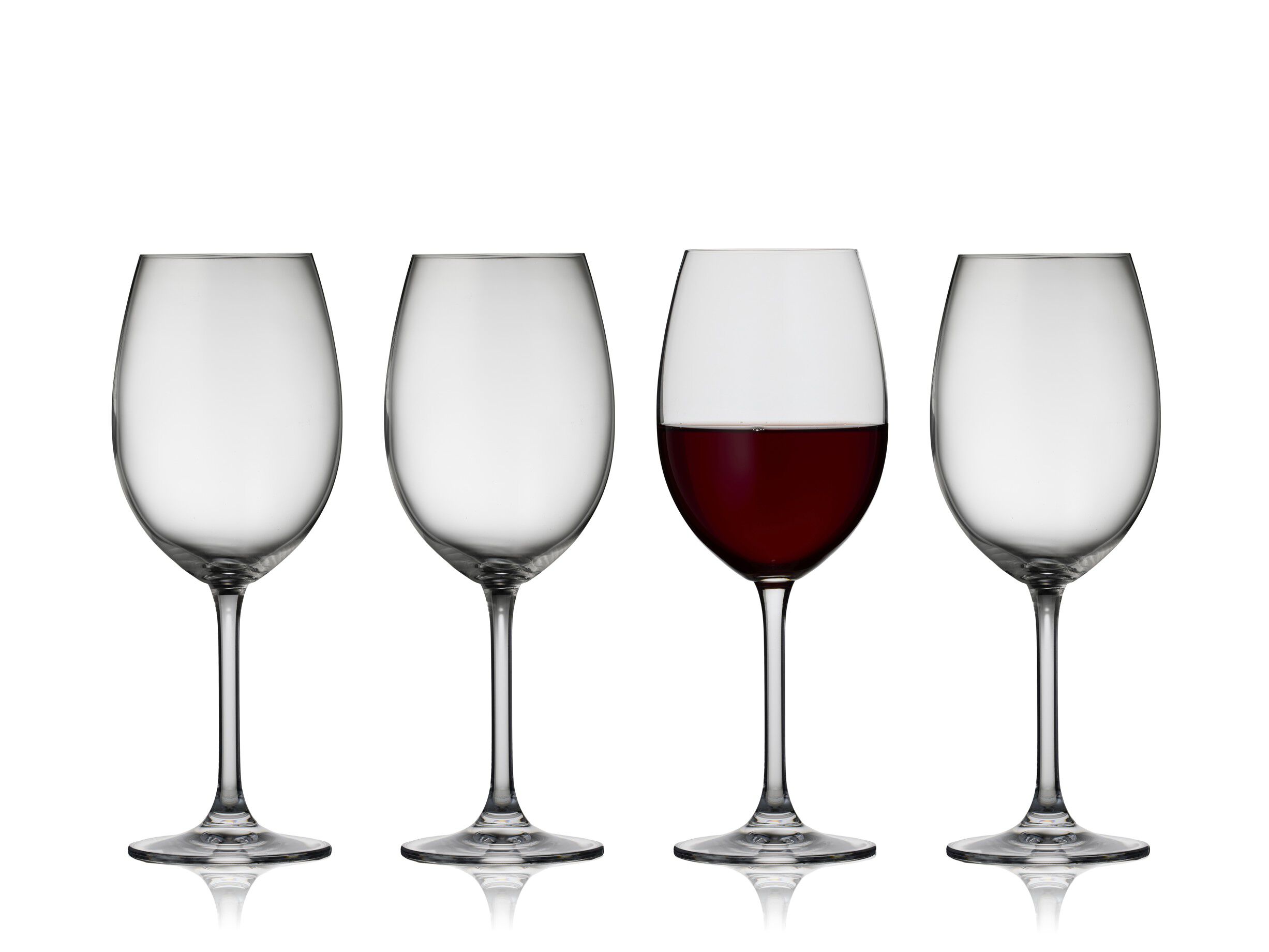 R&ouml;dvinsglas Juvel 58 cl 4 st
