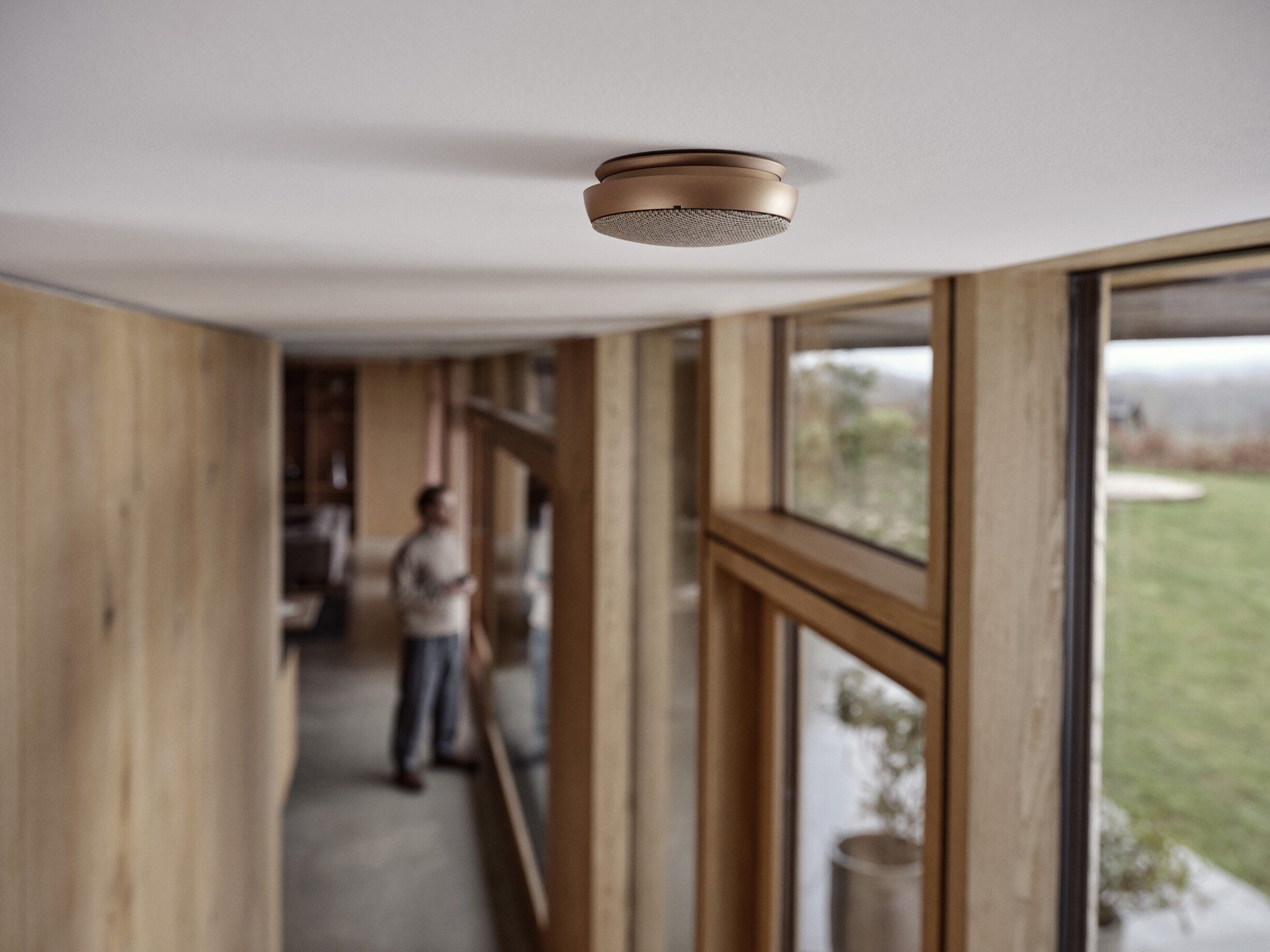 Optisk brandvarnare 10 cm Koppar