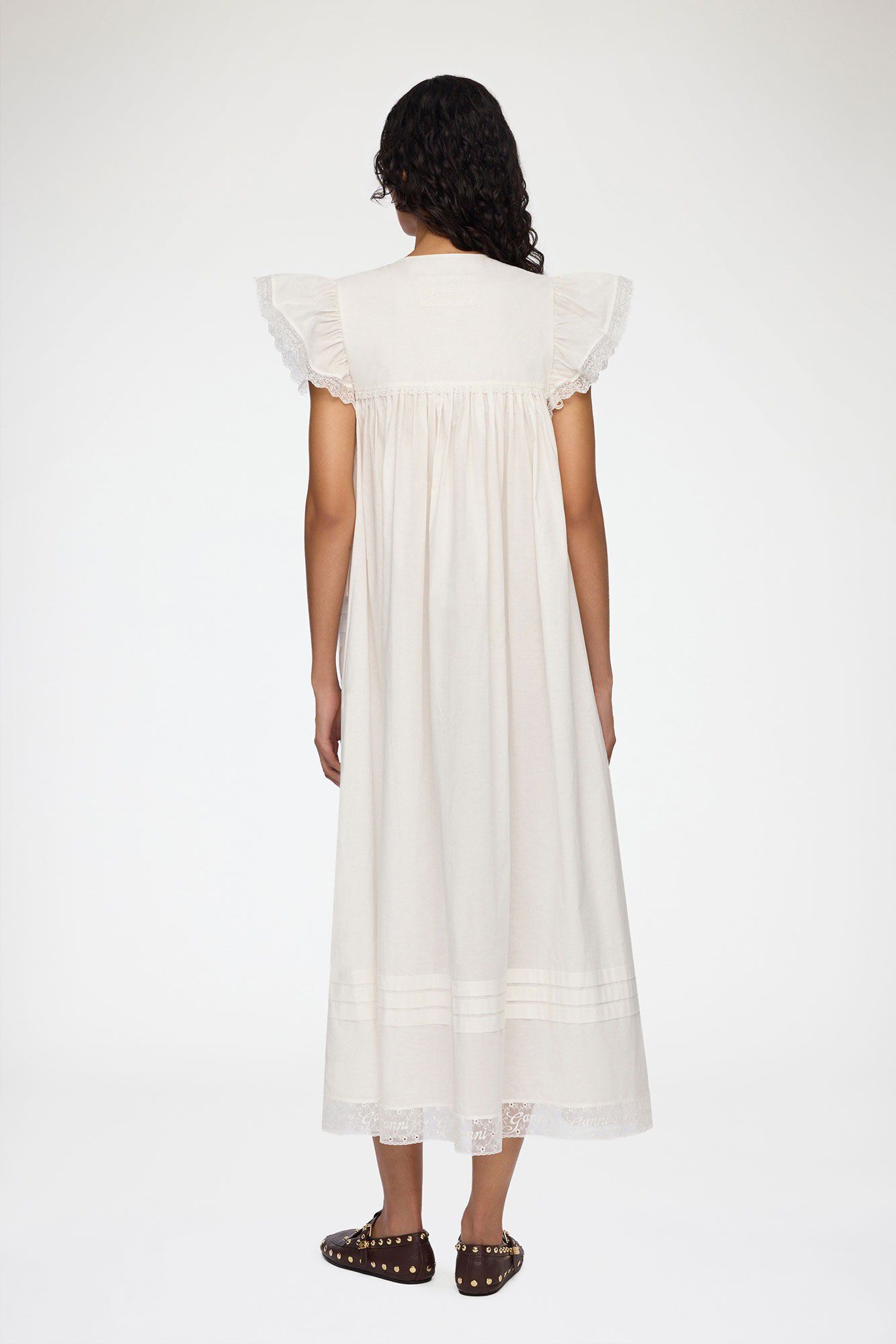Cotton Voile Angel Long Dress