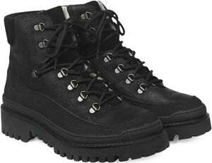 Snørestøvle med uldfoer