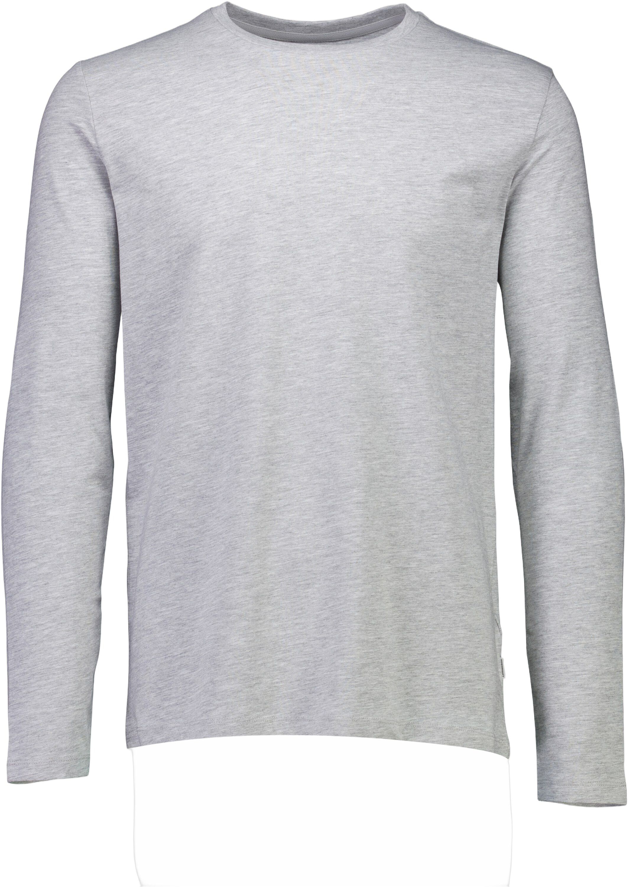 Basic o-neck stretch tee L/S