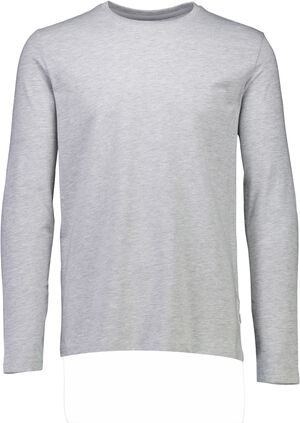 Basic o-neck stretch tee L/S