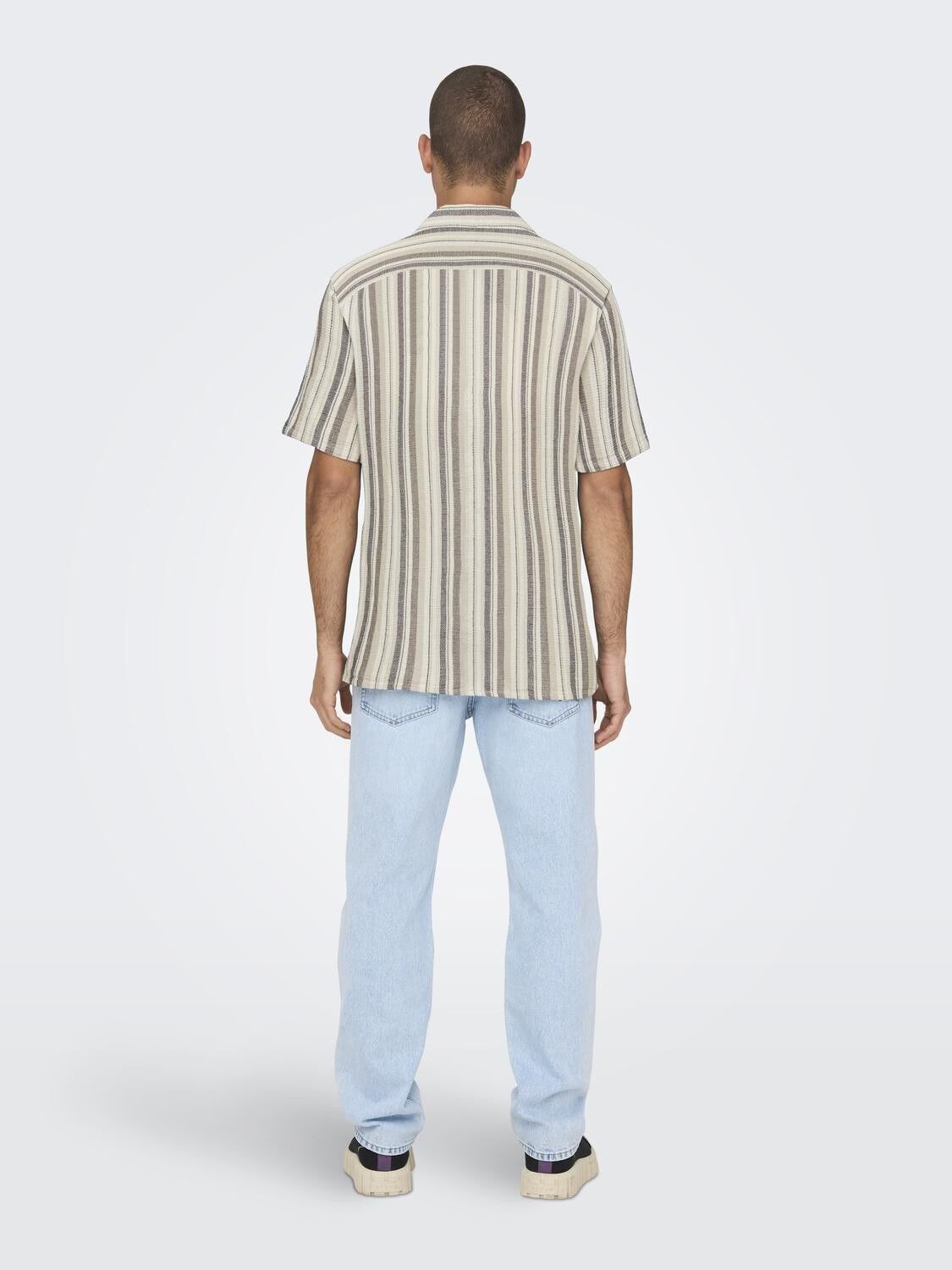 Onstrev Life Reg Stripe Ss Shirt Noos