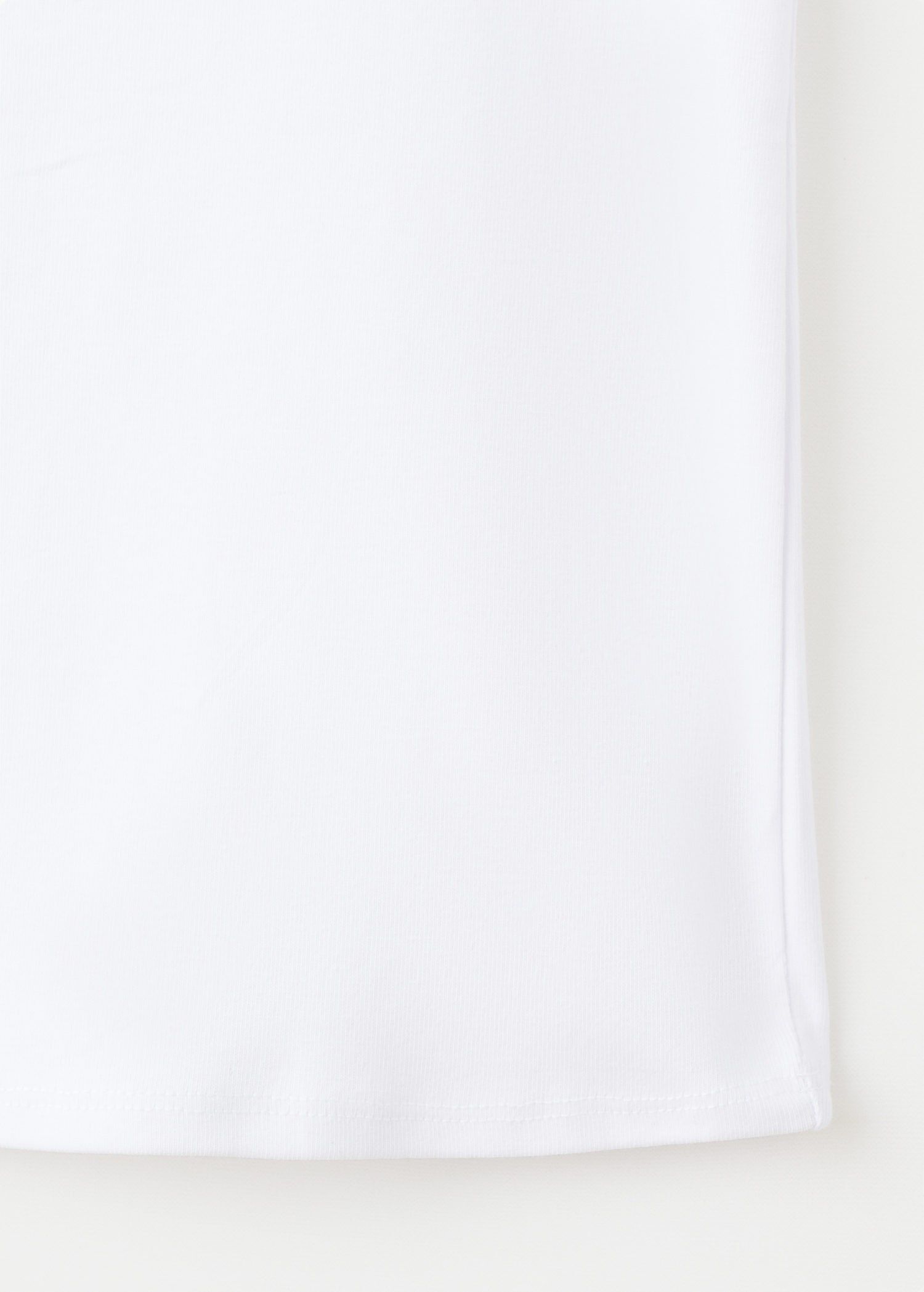 Ribbed semi-transparent top