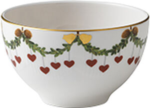 Star Fluted Christmas skål 30 cl