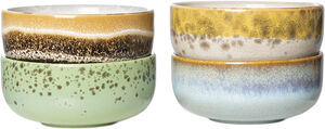 70s ceramics XS bowls castor set of 4