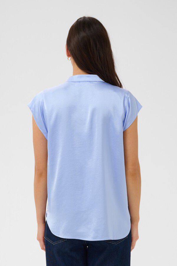 PananSZ Cap Sleeve Blouse