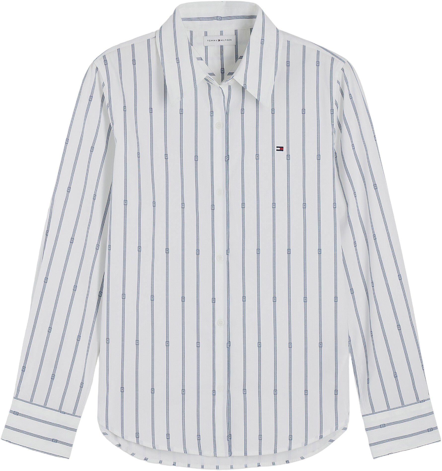 Regular Fit Flag Embroidery Poplin Shirt
