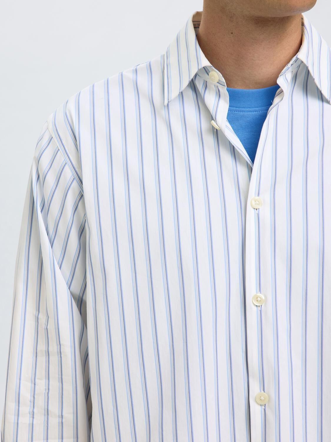 SLHRLXHENRI STRIPE LS SHIRT