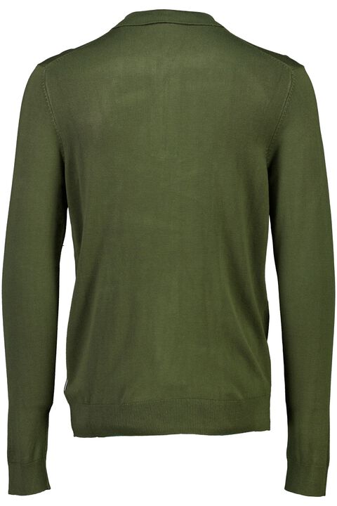 Ecovero L/S zip polo