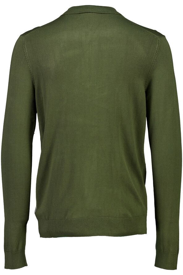 Ecovero L/S zip polo