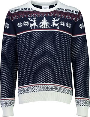 Holiday roll-neck knit