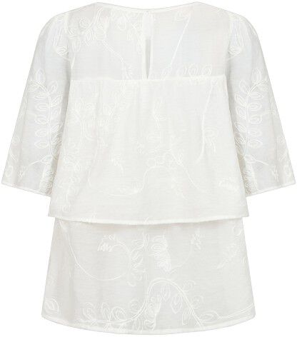 Curvy WA-SILICIA 3 Bluse Off white