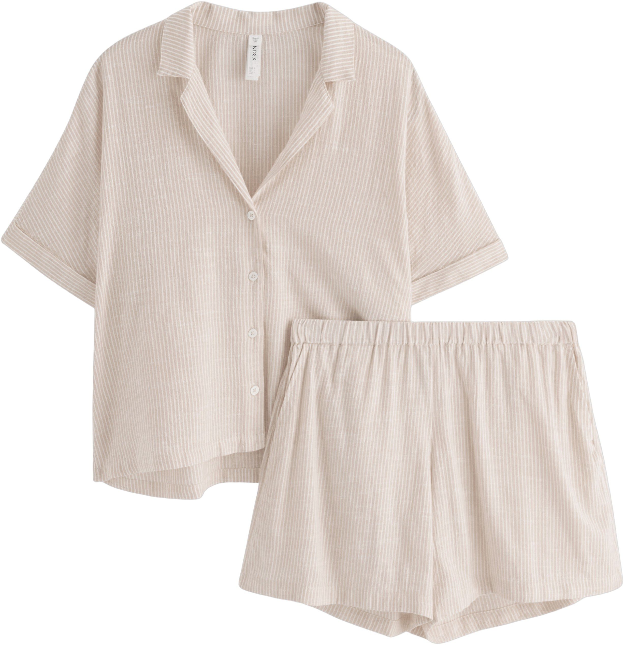 Comfy pyjama set in cotton blend wi
