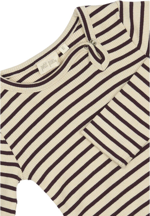 Body L/S Modal Striped