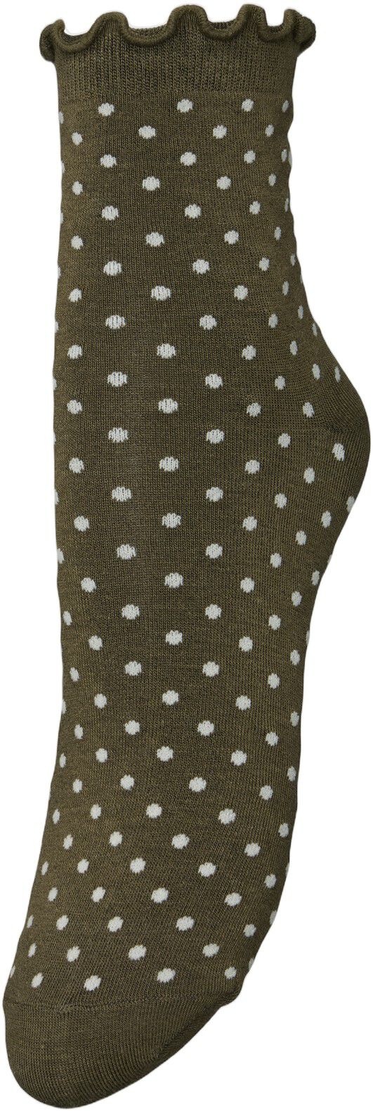 Dotted Frilla Short Sock
