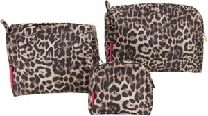 Toiletbags set leopard
