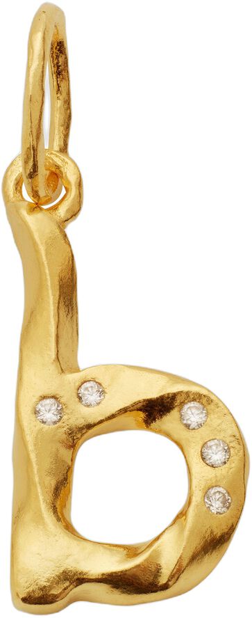 Alphabet Pendant Gold