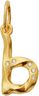 Alphabet Pendant Gold