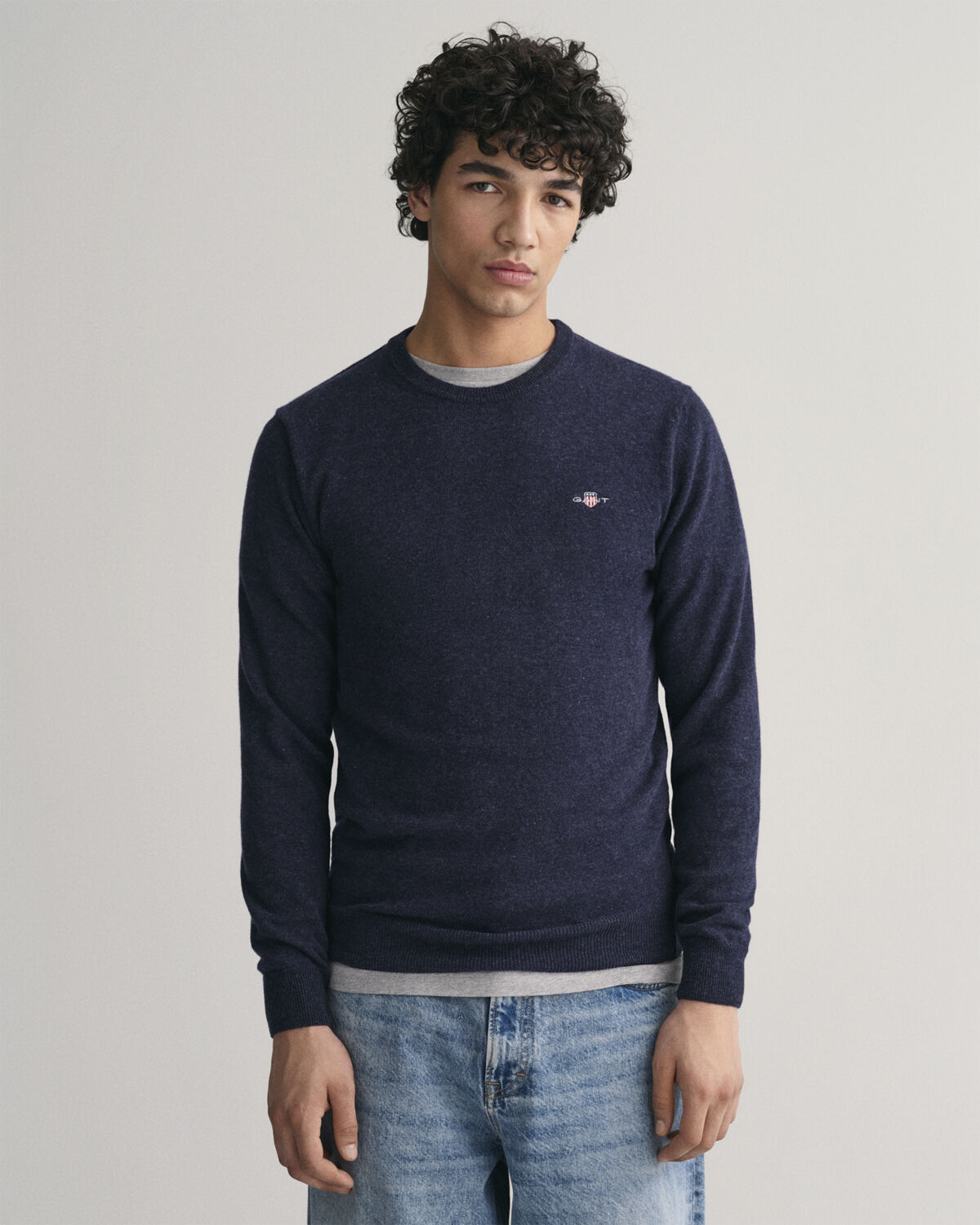 SUPERFINE LAMBSWOOL C-NECK