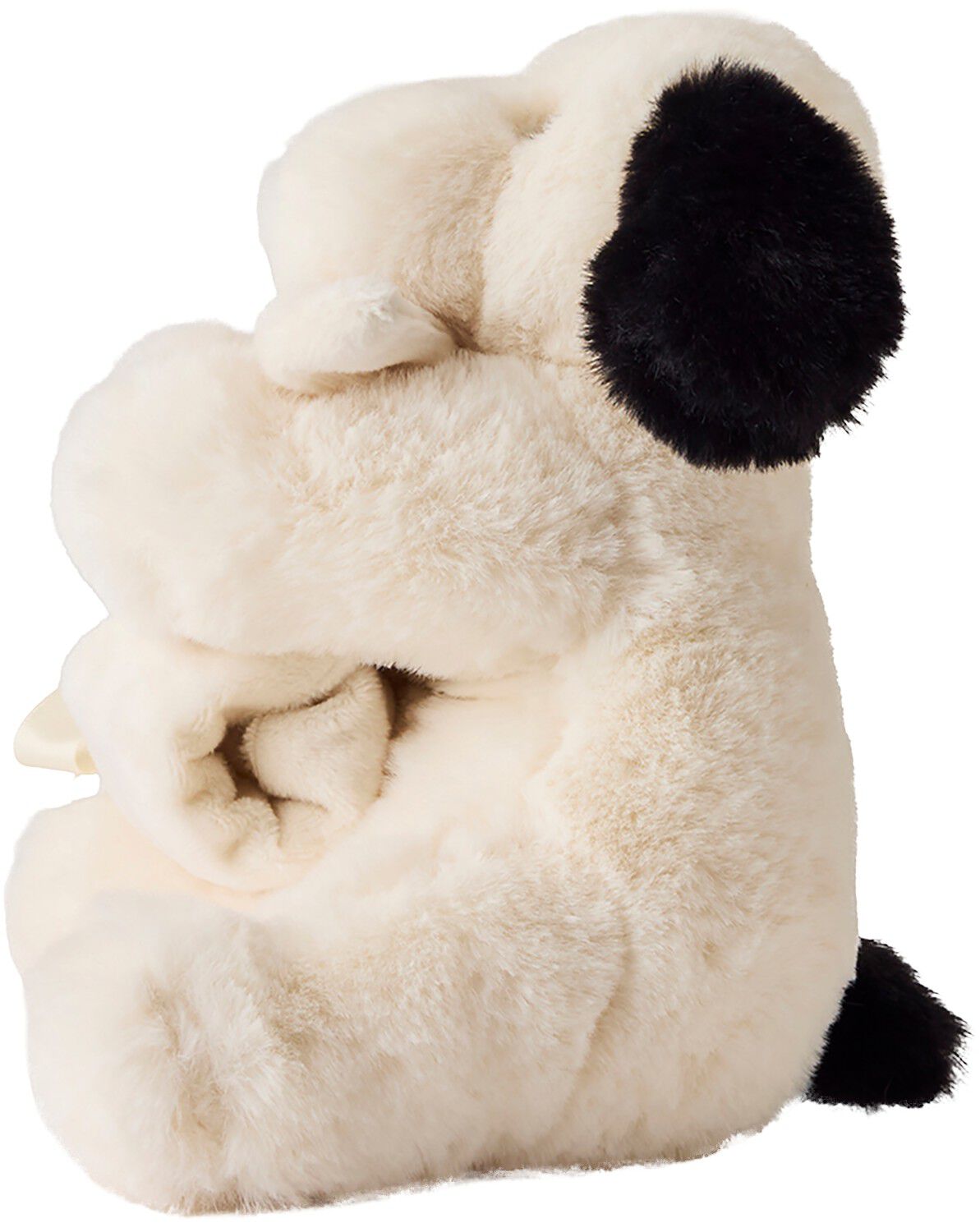 Teddy Hermann - Nusseklud - Hund sort-hvid