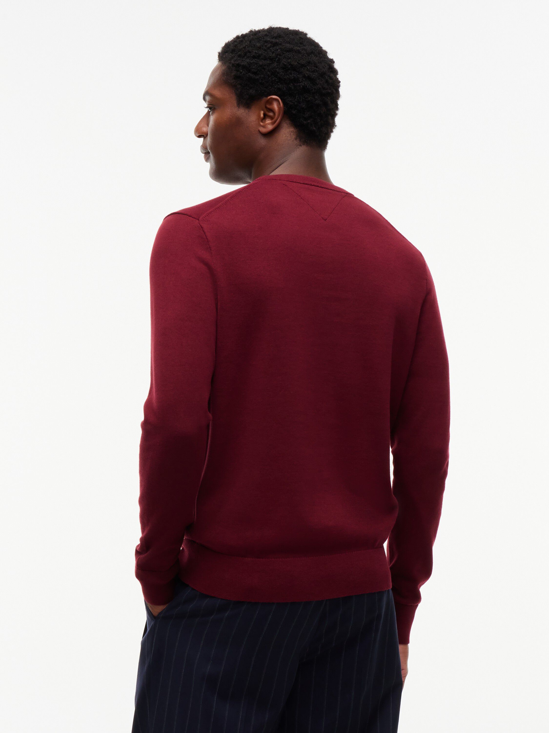 Flag Embroidery Crew Neck Jumper