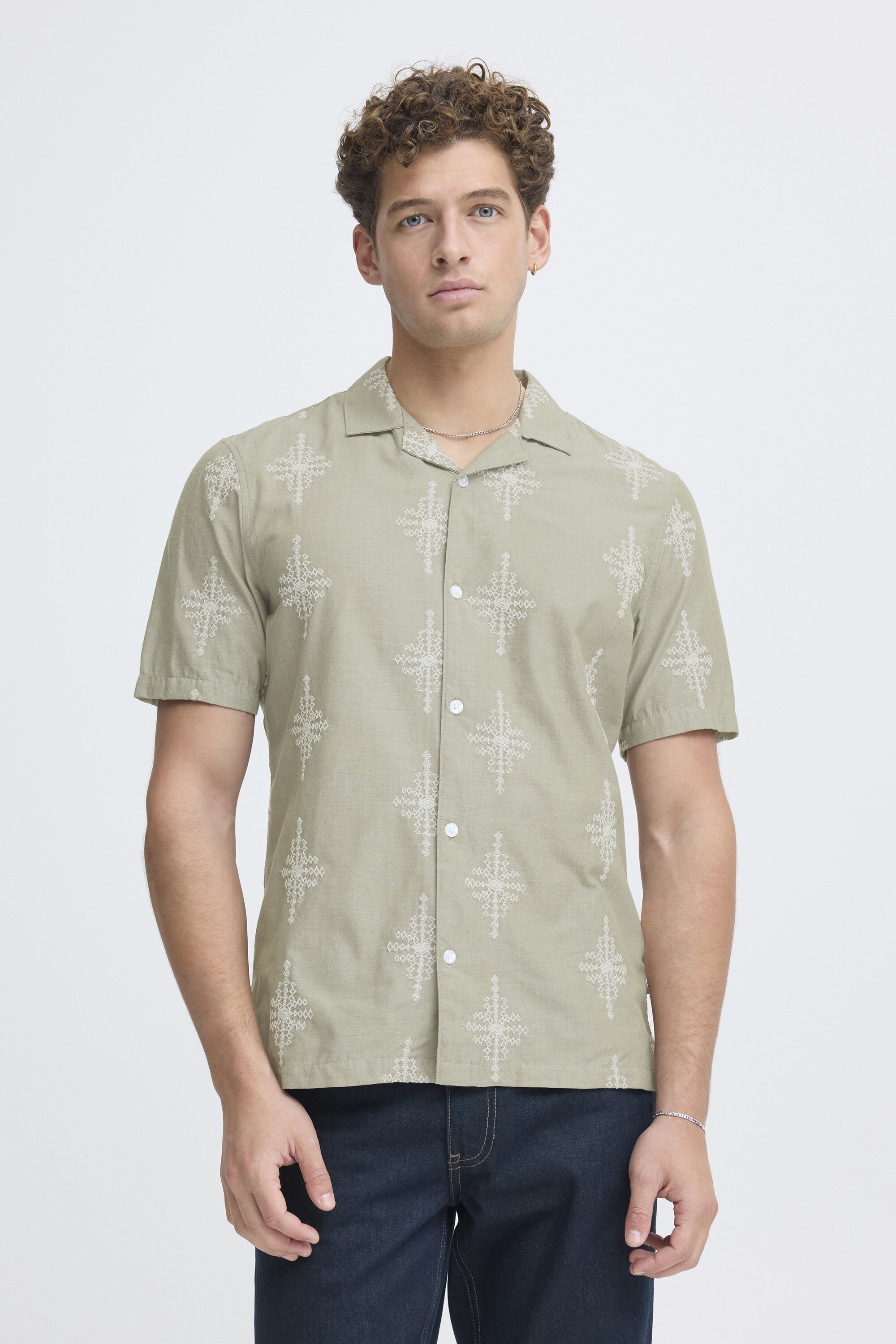 CFLEOPOLD SS EMBROIDERED SHIRT