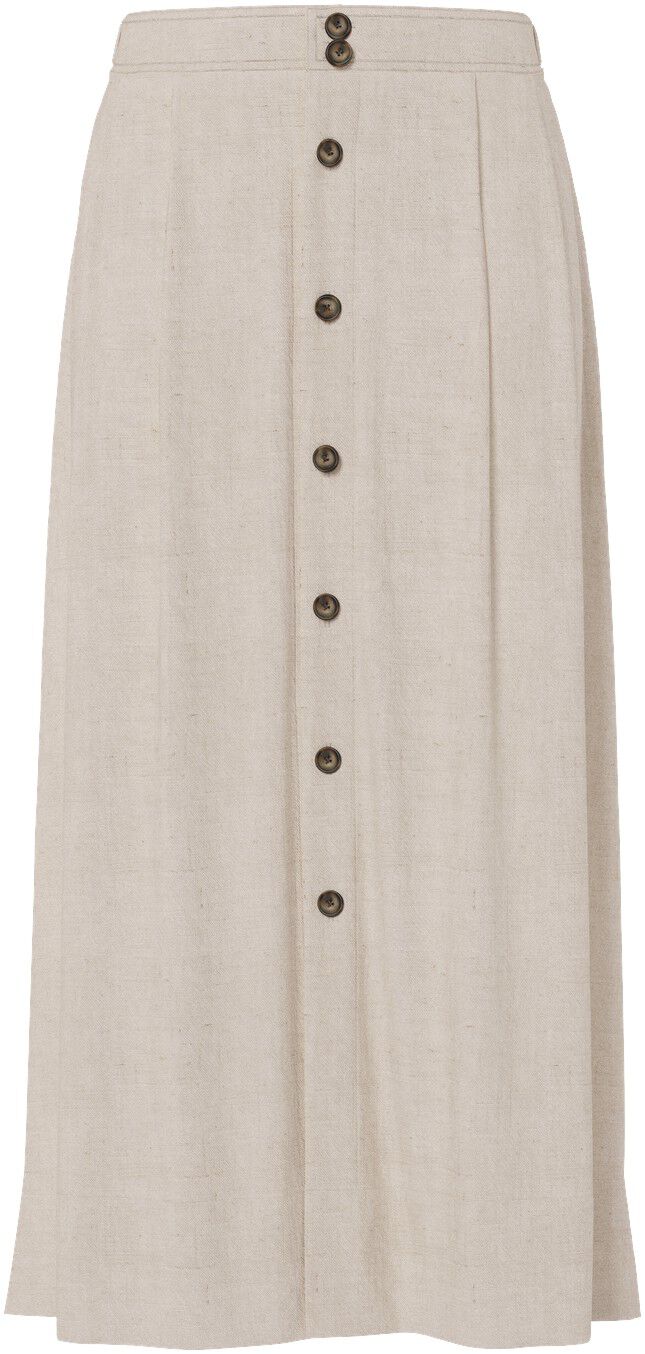 Yasusuma Hw Linen Blend Long Skirt