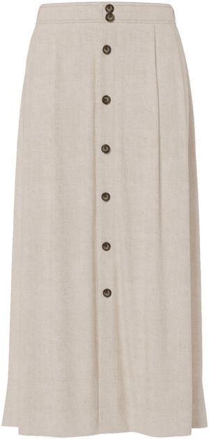 YASUSUMA HW LINEN BLEND LONG SKIRT