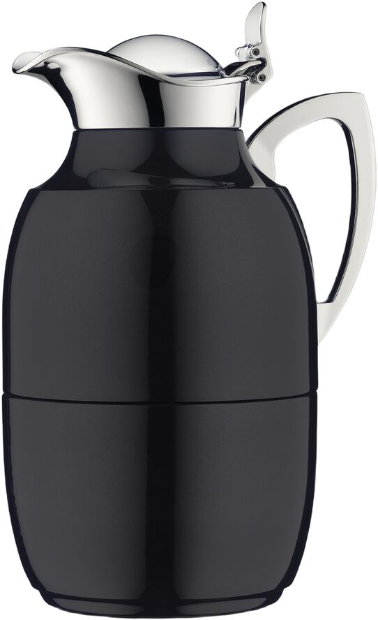 Termoskanna Juwel 1 liter Blank svart Rostfritt stål