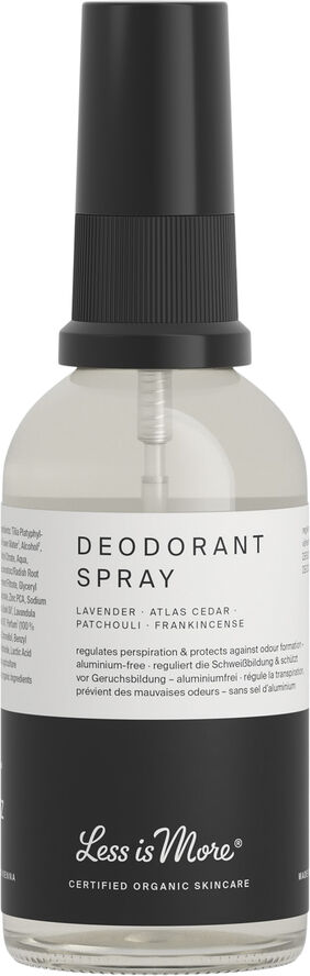 Organic Deodorant Spray, 50 ml.