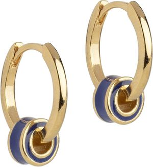 Hoops, Enamel Tokens Circle