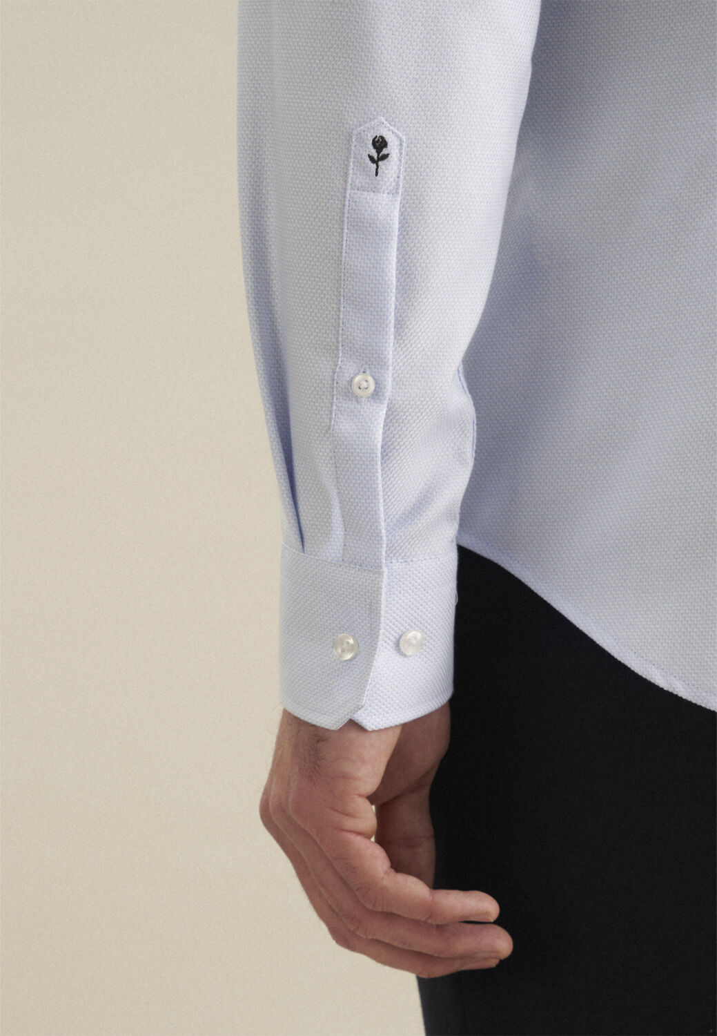 Business shirt Slim 1/1 Kent-Collar Structure