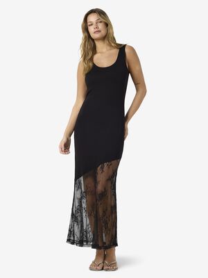 NMTIKA S/L LONG ASSYM LACE INSERT D