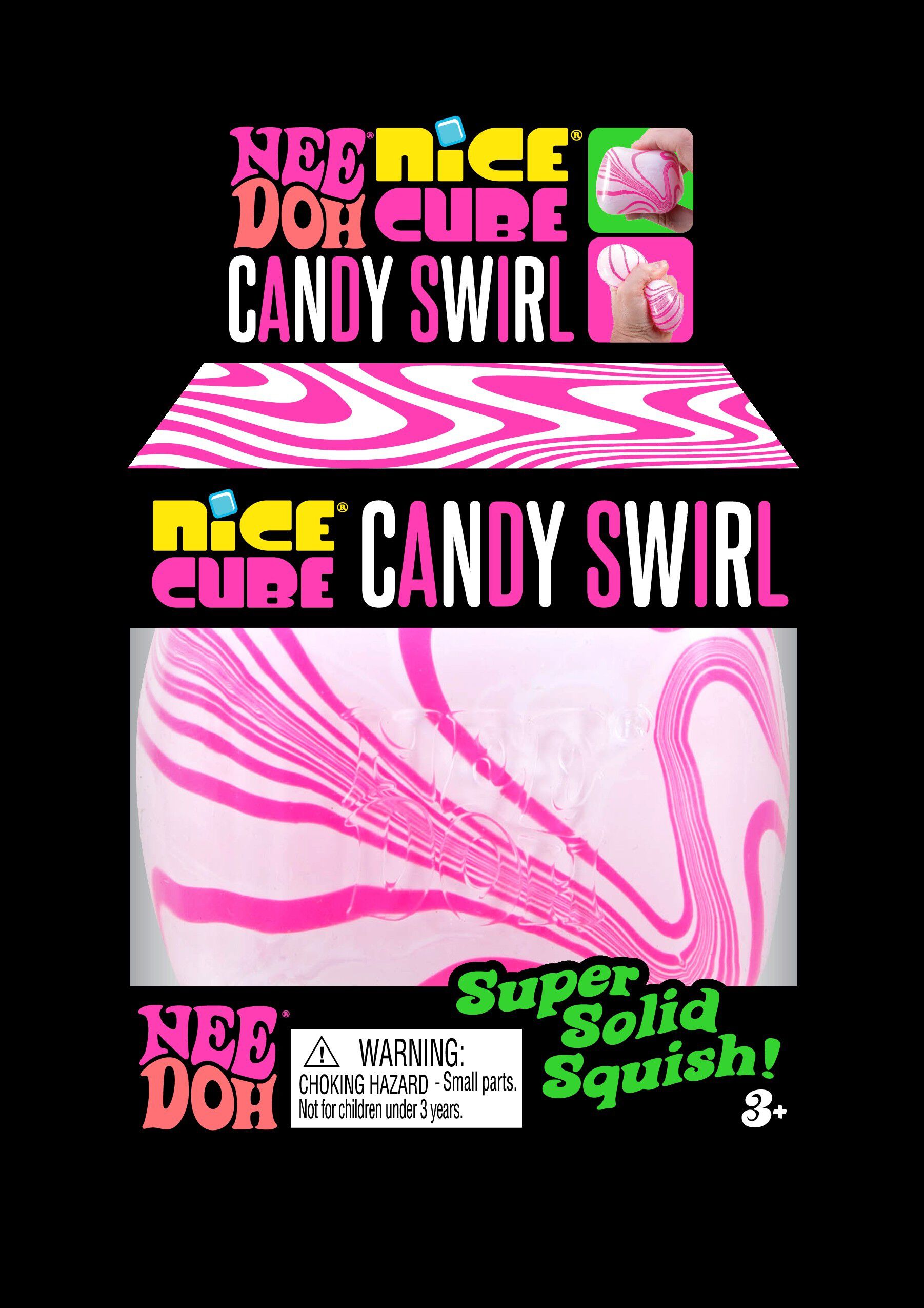 Candy Swirl Nice Cube