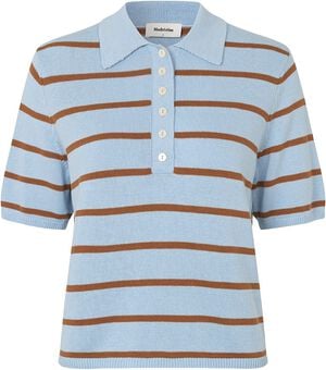 Malvamd SS stripe polo