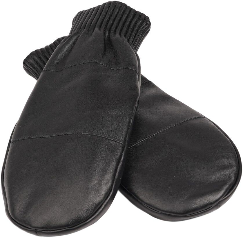 BERGAMO - THICK LEATHER MITTENS W/ FLEECE LINING
