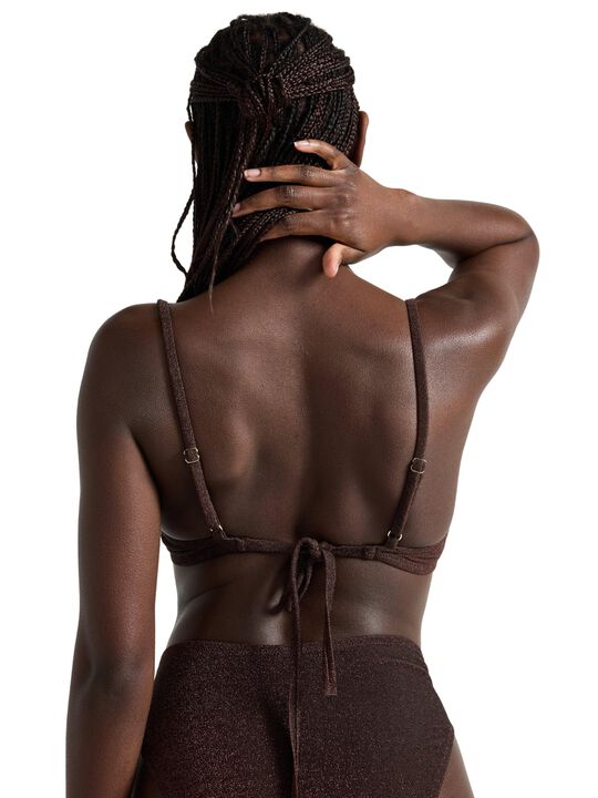 SENNA uvatteret bikini-bh med lurex