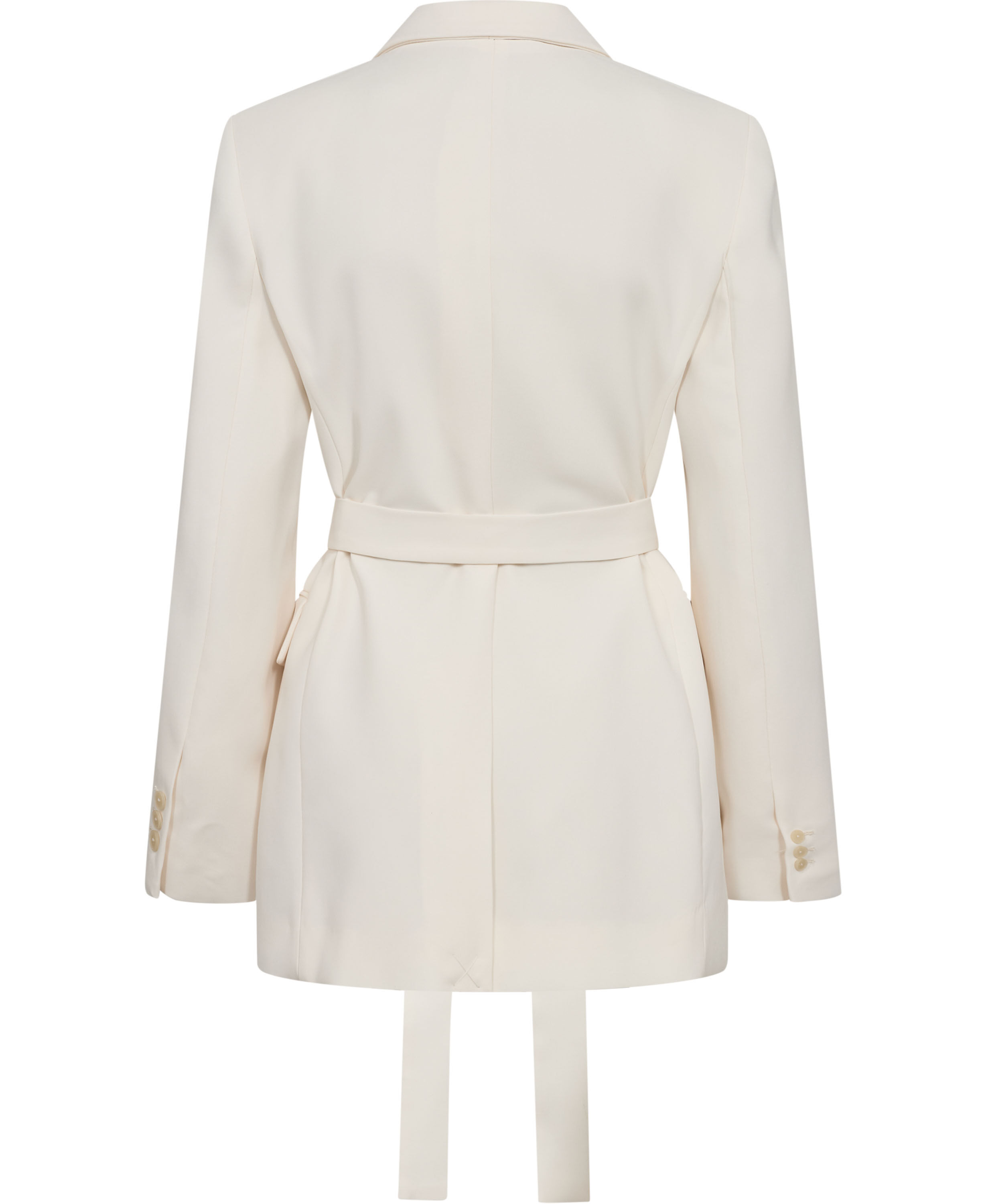 Suit jacket with scarf