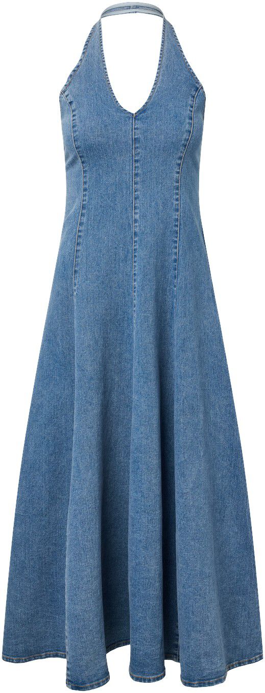 Pcfranna Sl Halterneck Dress Dnm D2D