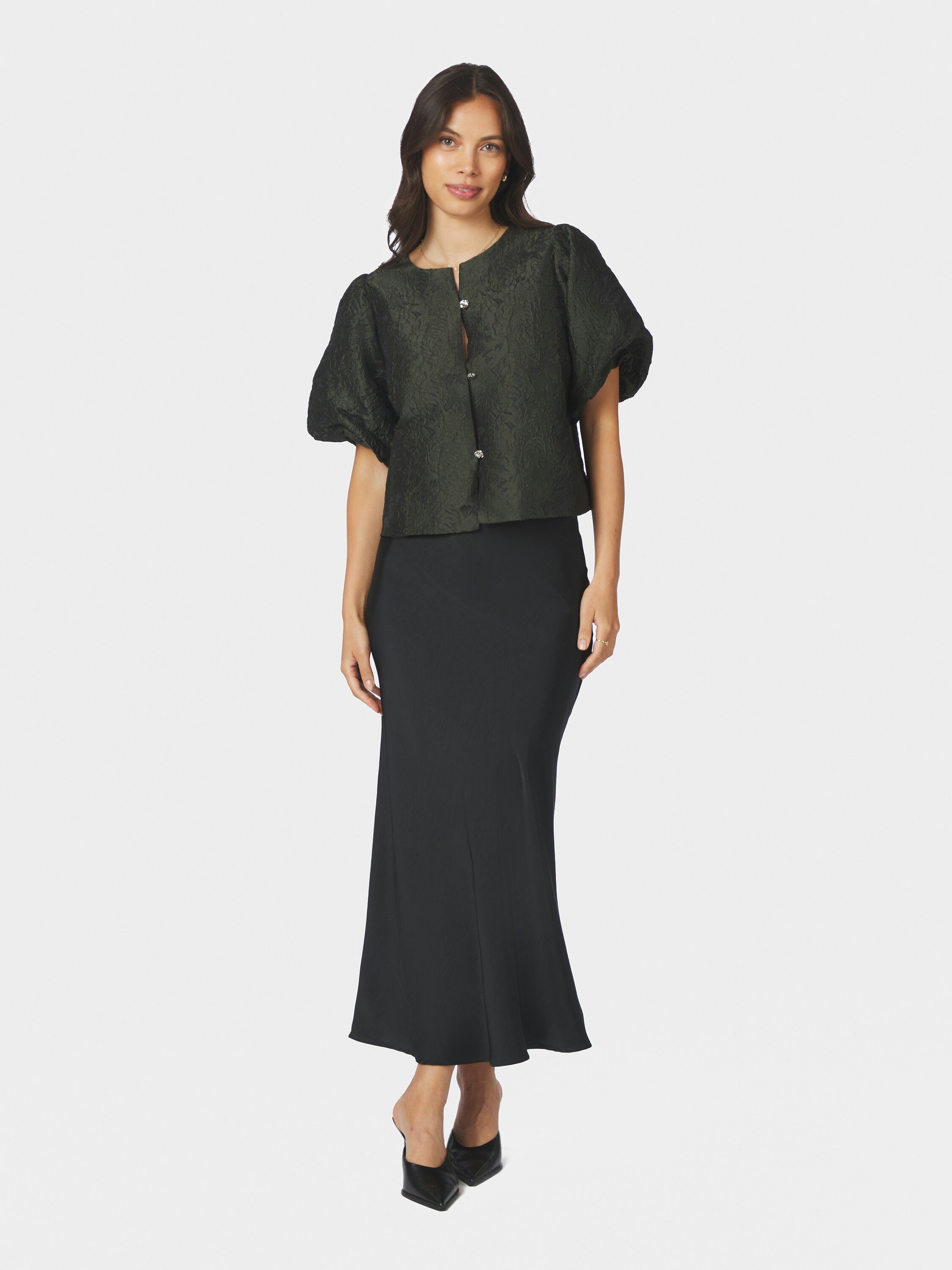 Aisa Brocade Blouse