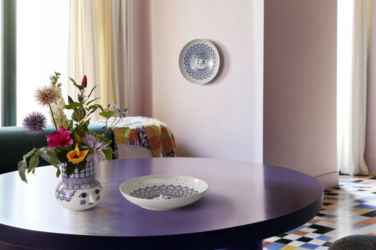 Olga Fad &Oslash;33 cm bl&aring;