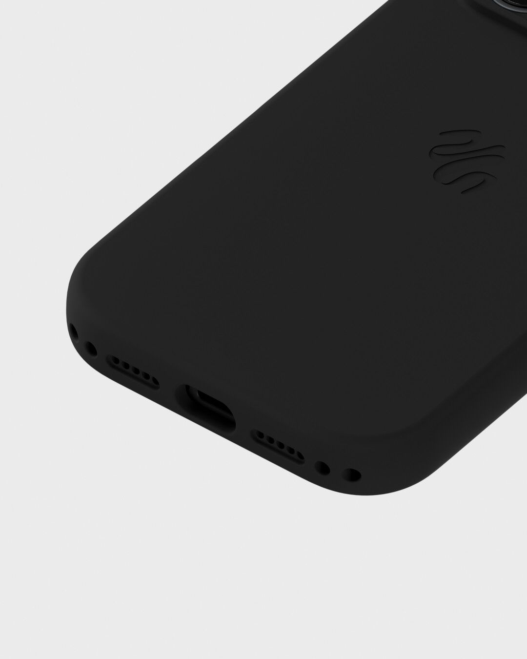Silicone Case MagSafe Compatible iPhone 17 Pro Black