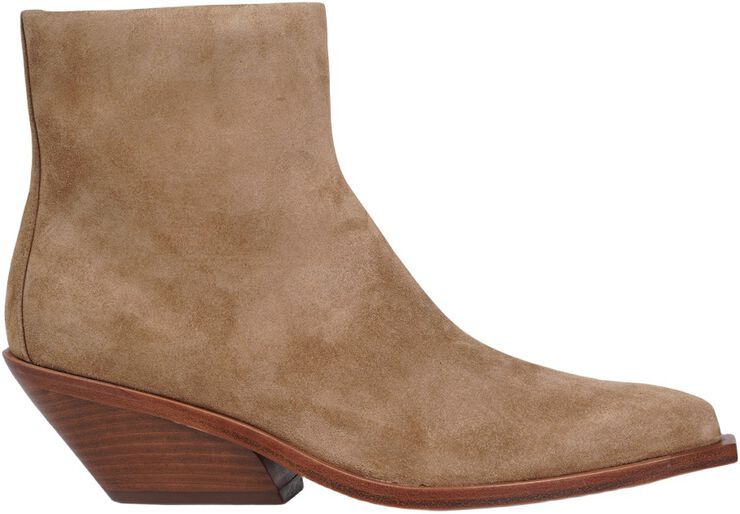 DULZURA - ANKLE SUEDE BOOTS WITH ZIPPER
